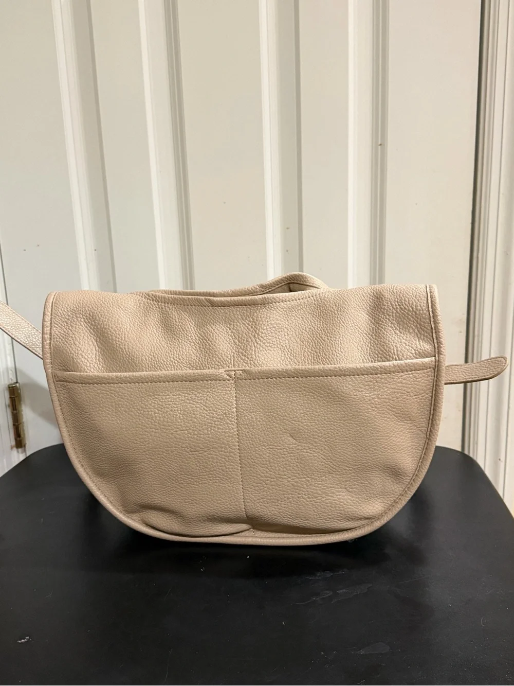 Antik Kraft Classic Pebbled PU Hobo Bag with cosmetic bag